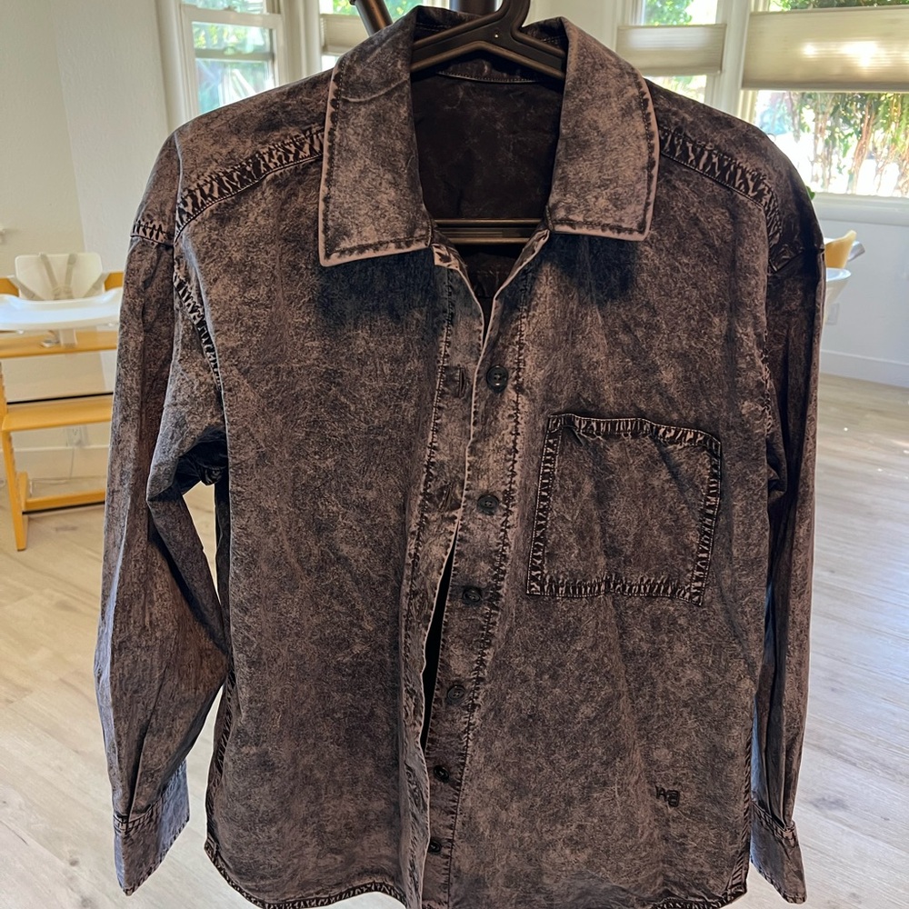 Alexander Wang Black Button Down Shirt